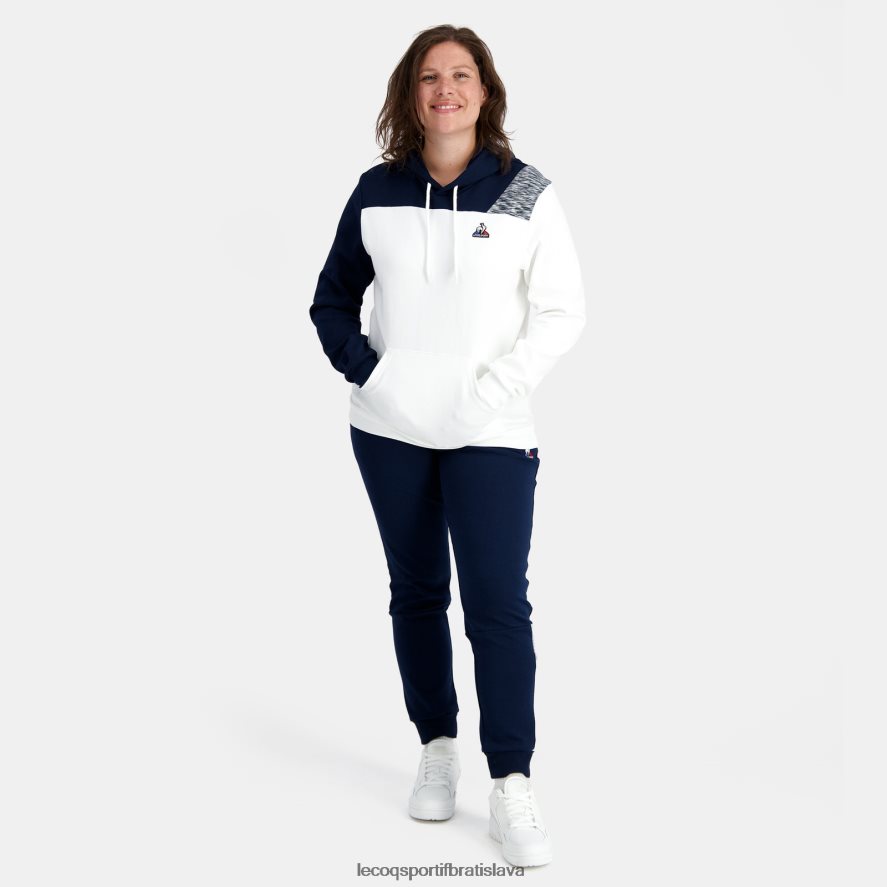 Le Coq Sportif oblečenie mikina s kapucňou biela muži BF4DLN20