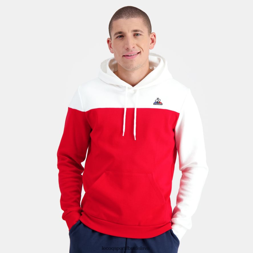 Le Coq Sportif oblečenie mikina s kapucňou červená muži BF4DLN435
