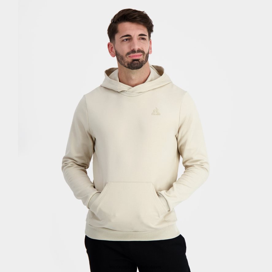 Le Coq Sportif oblečenie mikina s kapucňou hnedá muži BF4DLN9
