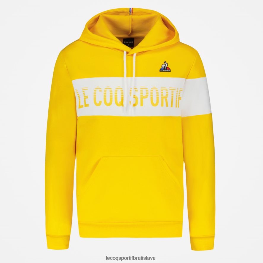 Le Coq Sportif oblečenie mikina s kapucňou žltá muži BF4DLN438