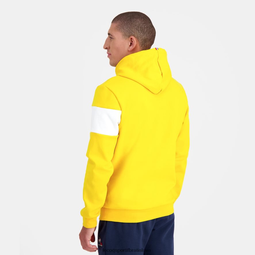 Le Coq Sportif oblečenie mikina s kapucňou žltá muži BF4DLN438