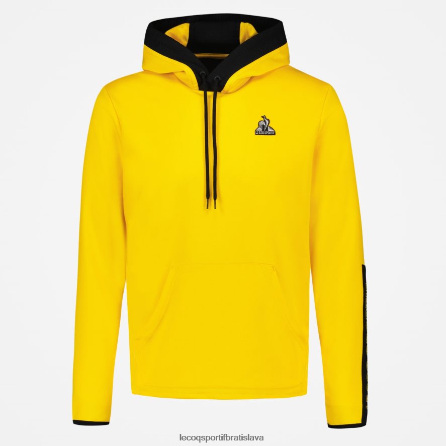 Le Coq Sportif oblečenie mikina s kapucňou žltá muži BF4DLN451
