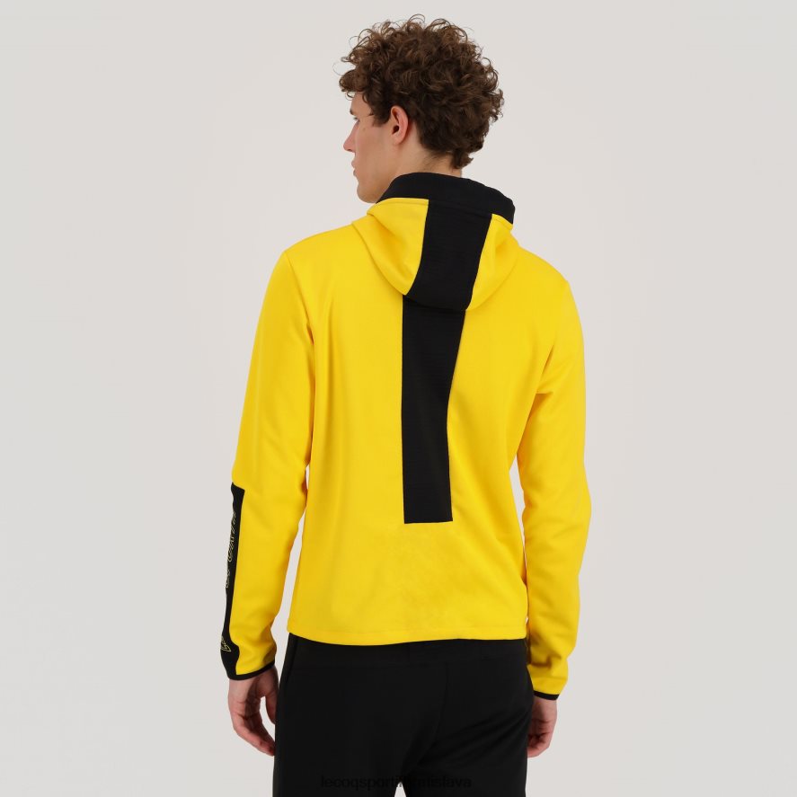 Le Coq Sportif oblečenie mikina s kapucňou žltá muži BF4DLN451