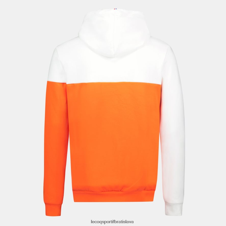 Le Coq Sportif oblečenie mikina s kapucňou oranžová muži BF4DLN18