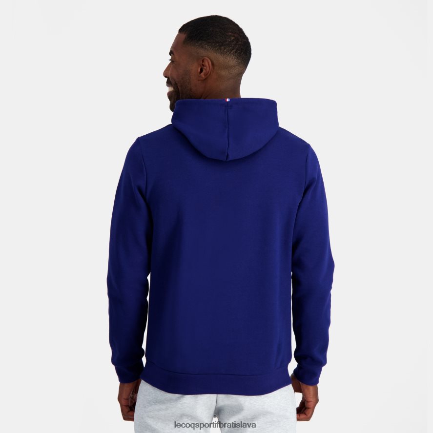 Le Coq Sportif oblečenie mikina s kapucňou - xv de france blue muži BF4DLN25