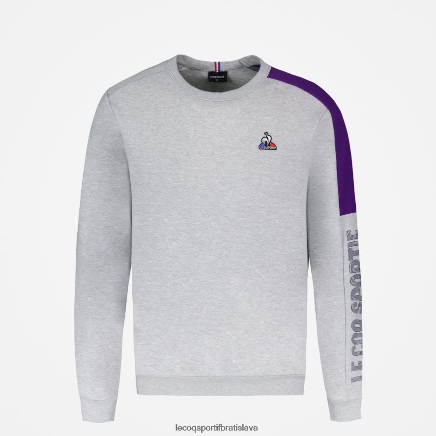 Le Coq Sportif oblečenie mikina sivá muži BF4DLN443
