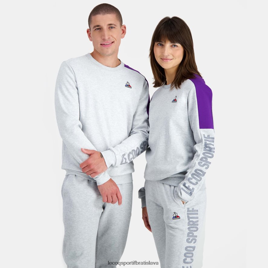 Le Coq Sportif oblečenie mikina sivá muži BF4DLN443