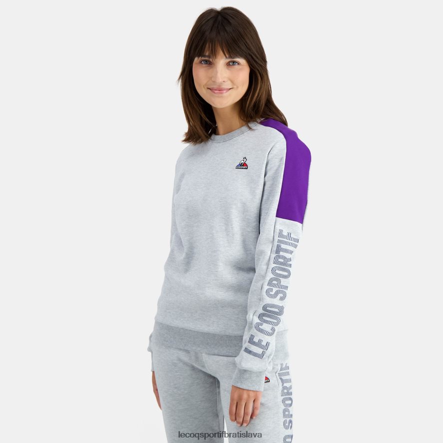 Le Coq Sportif oblečenie mikina sivá muži BF4DLN443