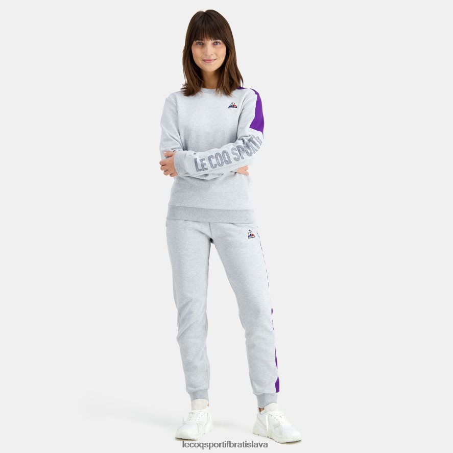 Le Coq Sportif oblečenie mikina sivá muži BF4DLN443