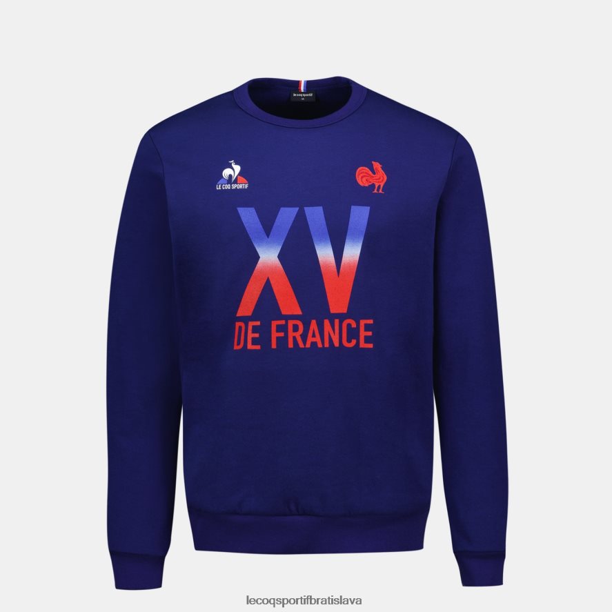 Le Coq Sportif oblečenie mikina - xv de france blue muži BF4DLN5