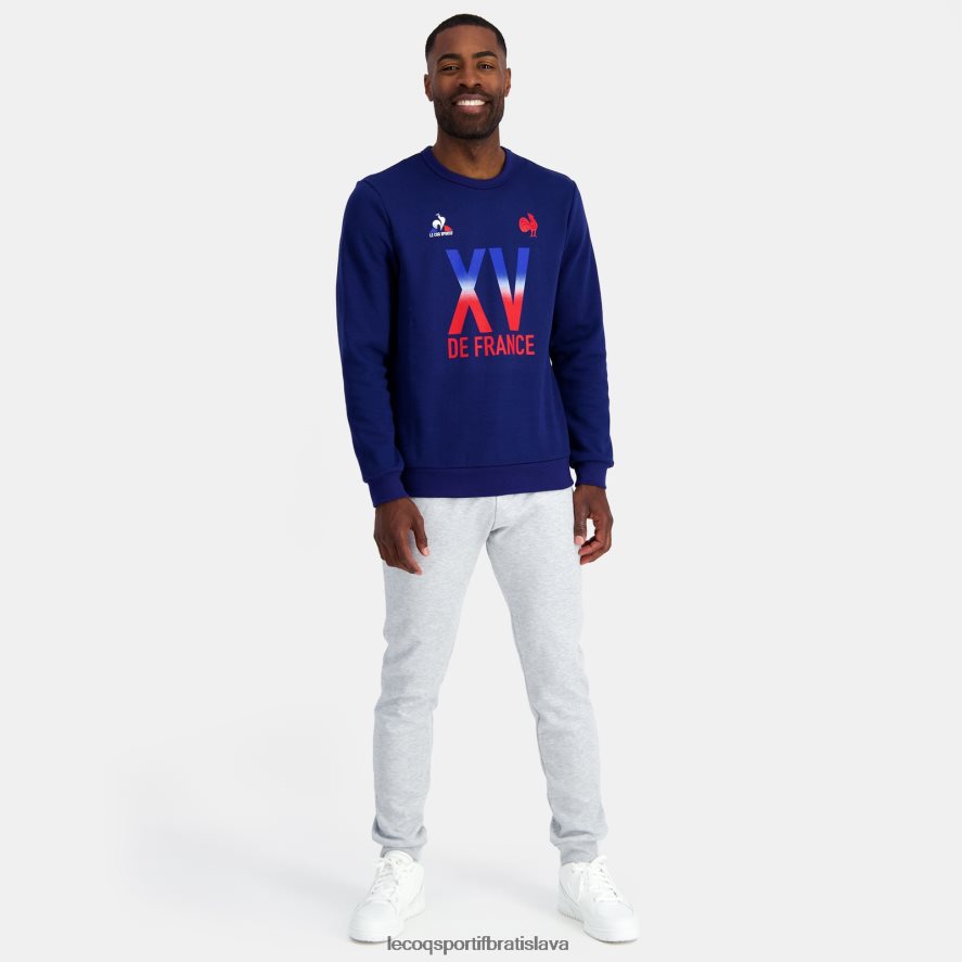 Le Coq Sportif oblečenie mikina - xv de france blue muži BF4DLN5
