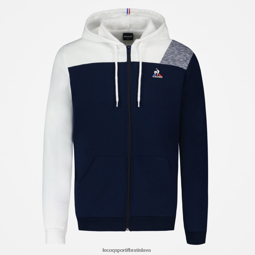 Le Coq Sportif oblečenie modrá mikina s kapucňou a zipsom muži BF4DLN22
