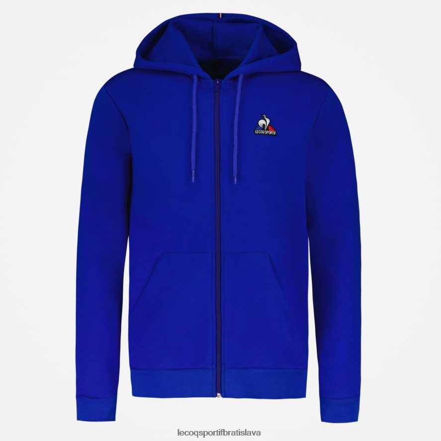 Le Coq Sportif oblečenie modrá mikina s kapucňou a zipsom muži BF4DLN54