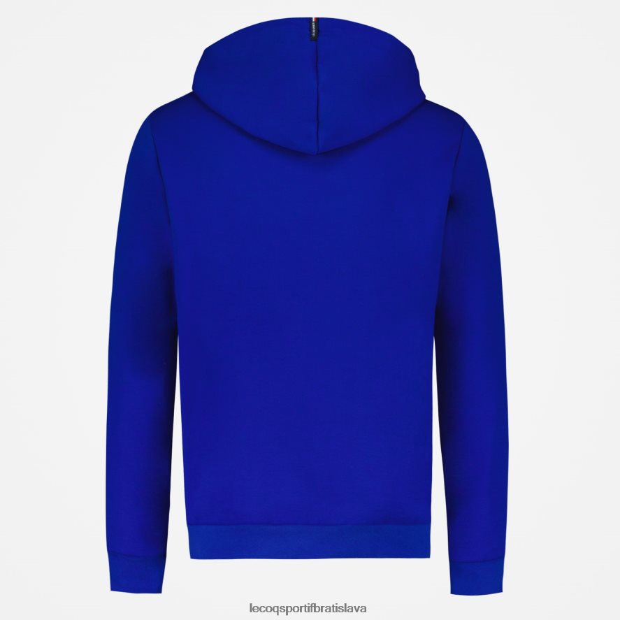 Le Coq Sportif oblečenie modrá mikina s kapucňou a zipsom muži BF4DLN54