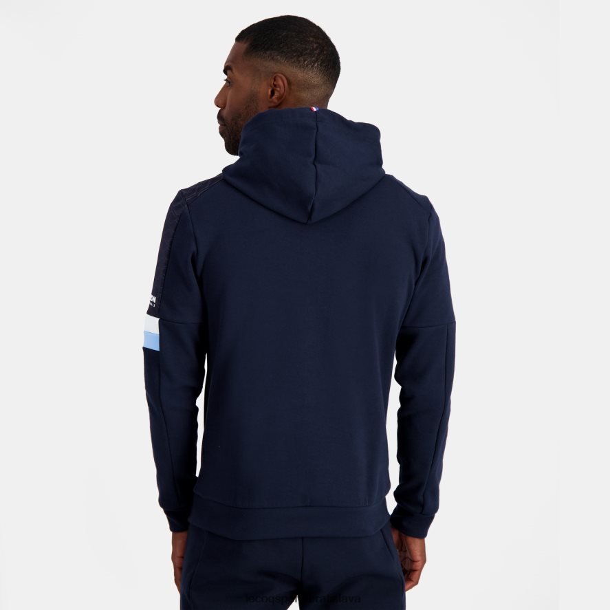 Le Coq Sportif oblečenie modrá mikina s kapucňou muži BF4DLN29