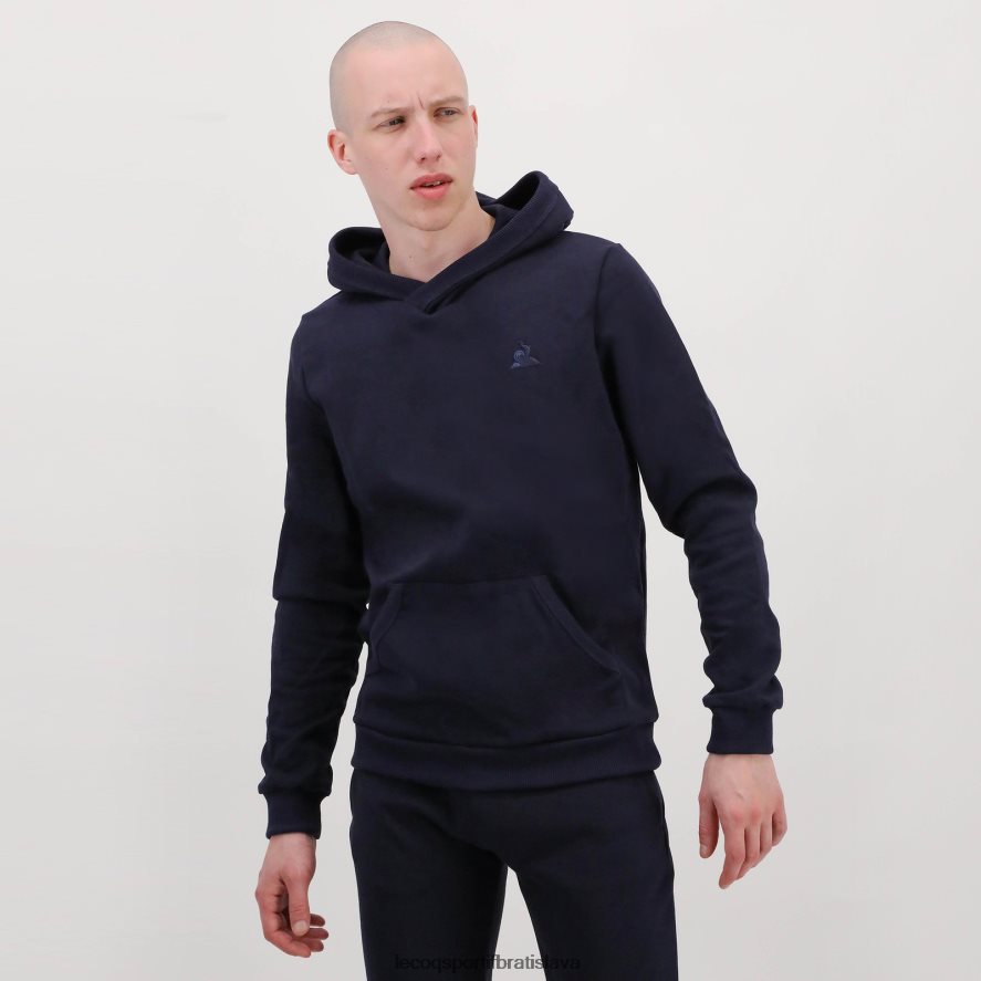 Le Coq Sportif oblečenie modrá mikina s kapucňou muži BF4DLN494