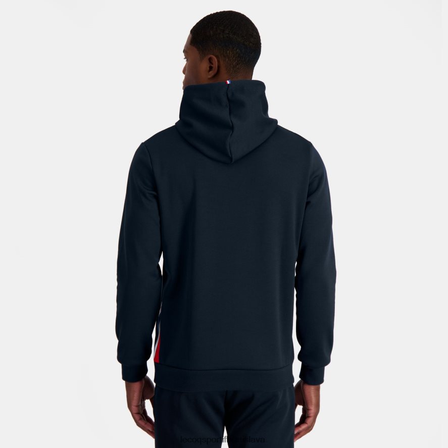 Le Coq Sportif oblečenie modrá mikina s kapucňou muži BF4DLN4