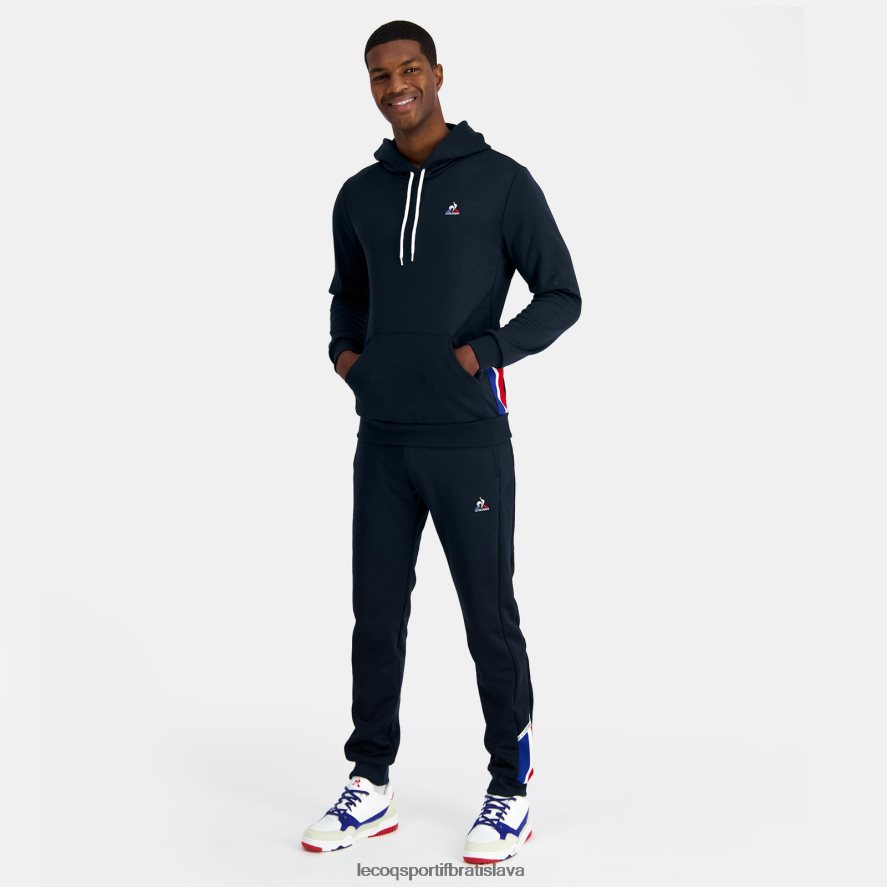 Le Coq Sportif oblečenie modrá mikina s kapucňou muži BF4DLN4