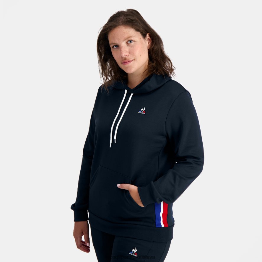 Le Coq Sportif oblečenie modrá mikina s kapucňou muži BF4DLN4