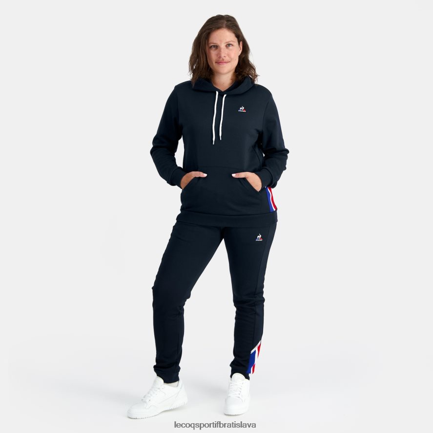 Le Coq Sportif oblečenie modrá mikina s kapucňou muži BF4DLN4