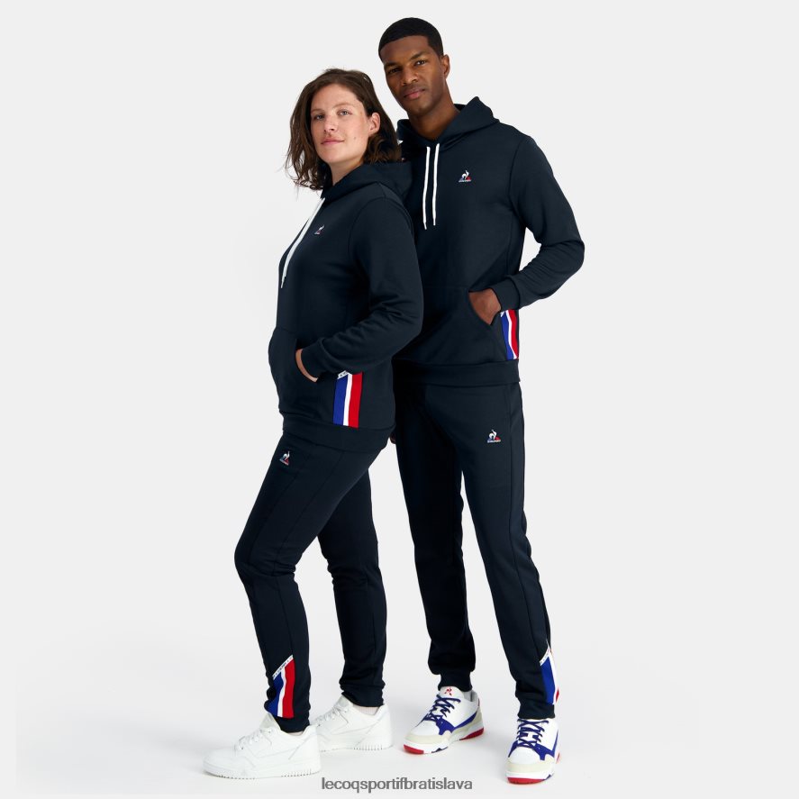 Le Coq Sportif oblečenie modrá mikina s kapucňou muži BF4DLN4
