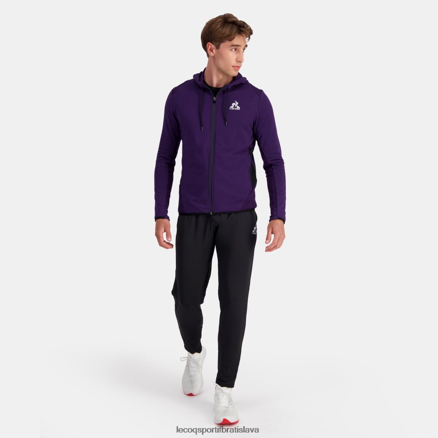 Le Coq Sportif oblečenie módne nohavice čierne muži BF4DLN82