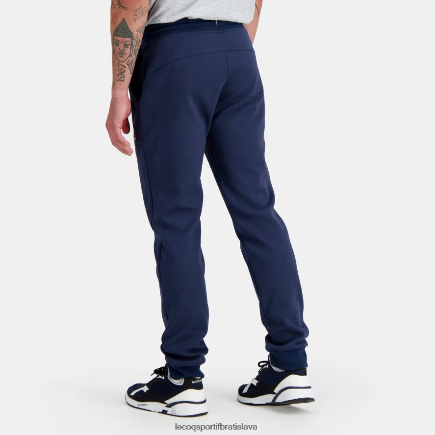 Le Coq Sportif oblečenie módne nohavice modré muži BF4DLN105
