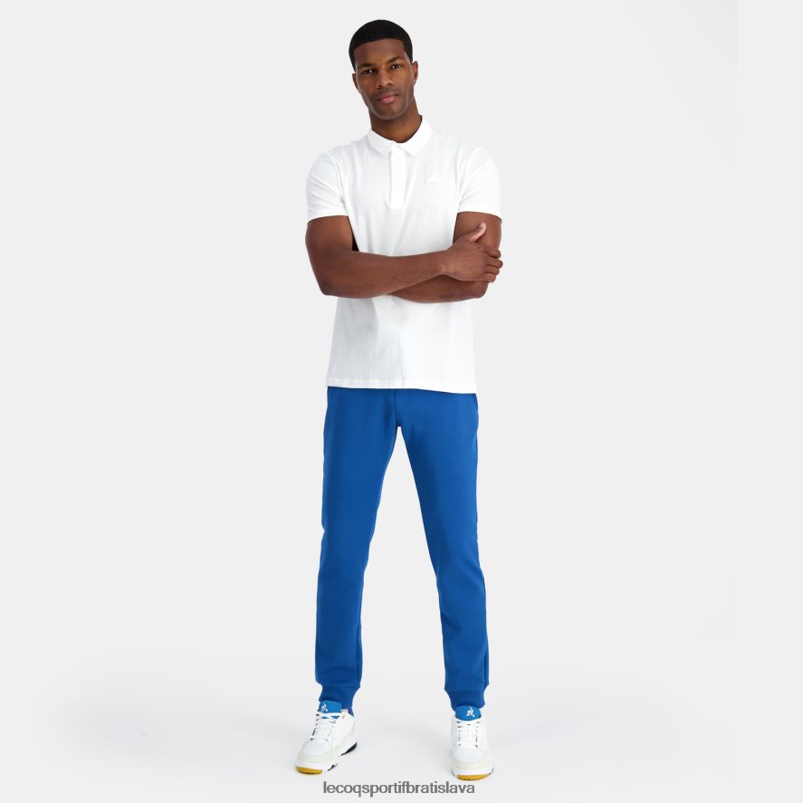 Le Coq Sportif oblečenie módne nohavice modré muži BF4DLN84