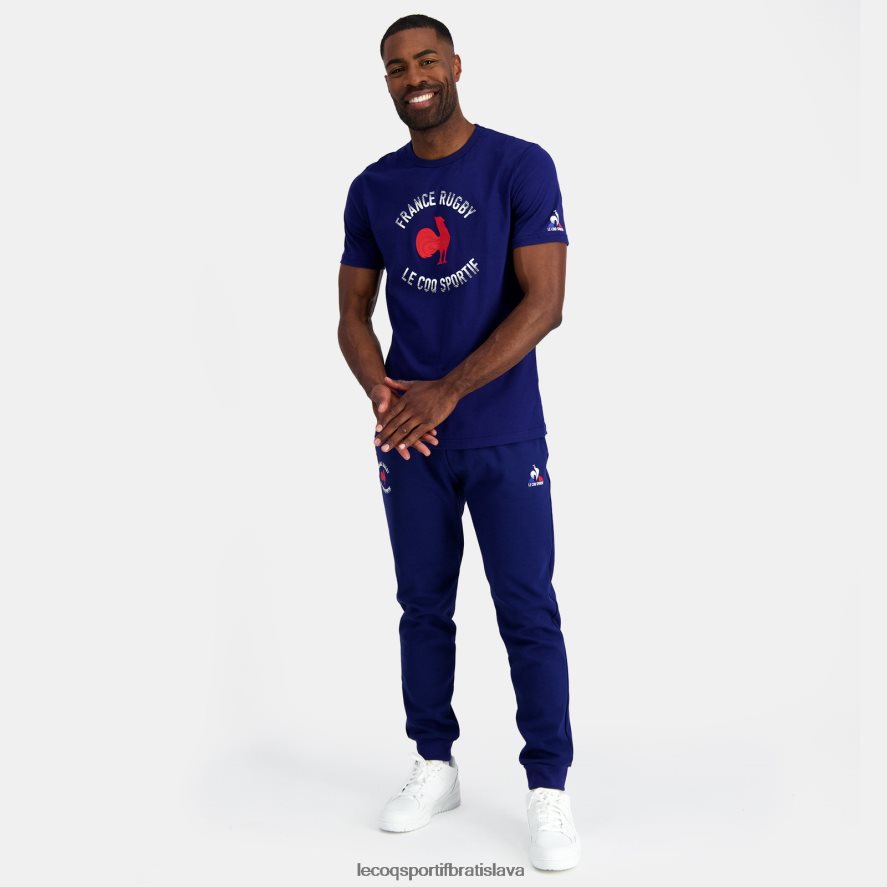 Le Coq Sportif oblečenie nohavice - france rugby blue muži BF4DLN87