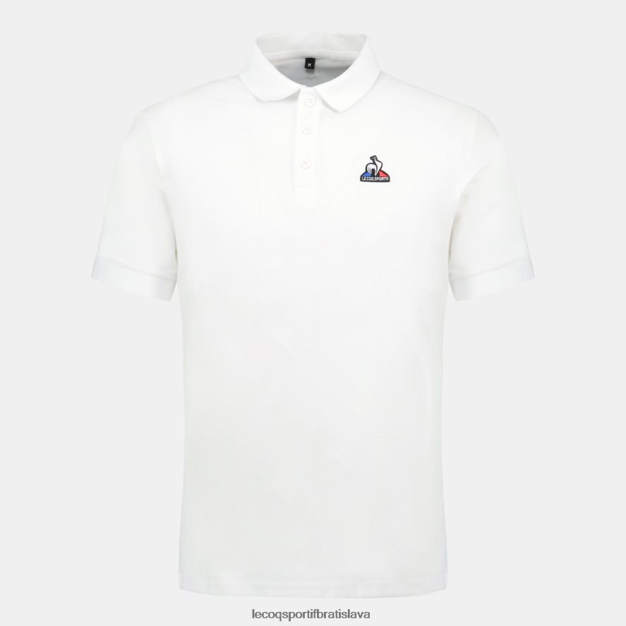 Le Coq Sportif oblečenie polo biele muži BF4DLN124