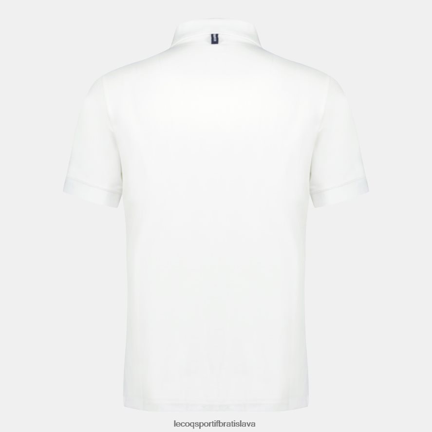 Le Coq Sportif oblečenie polo biele muži BF4DLN124