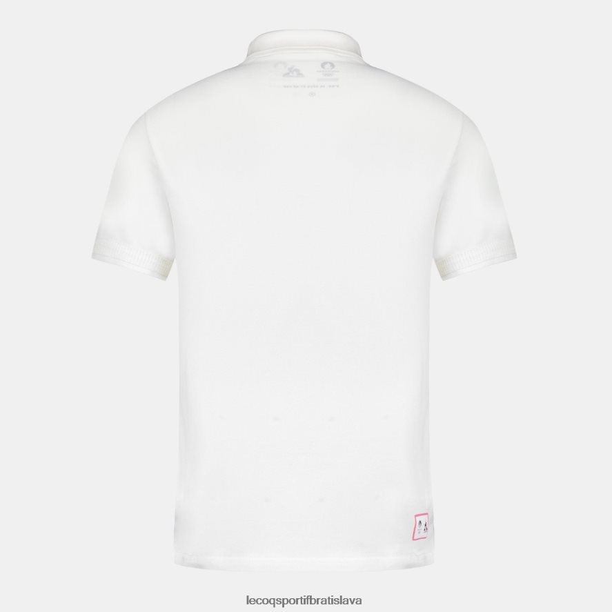Le Coq Sportif oblečenie polo biele muži BF4DLN130