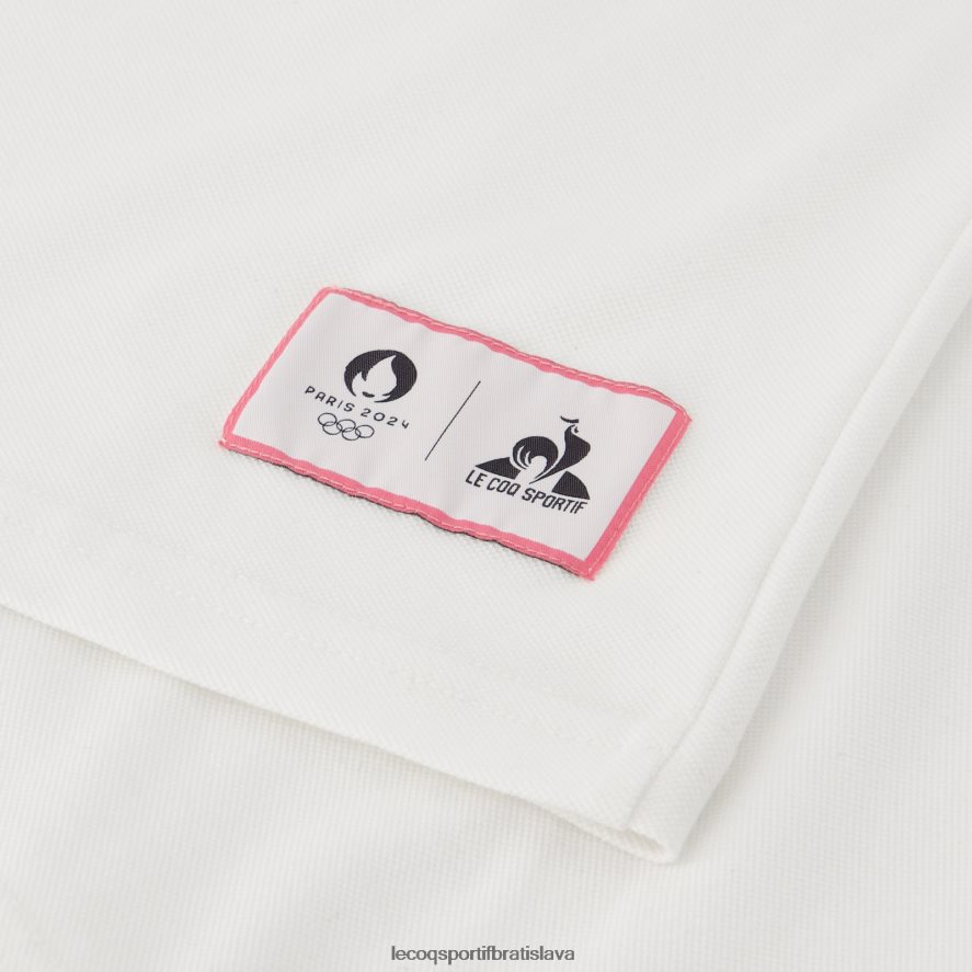 Le Coq Sportif oblečenie polo biele muži BF4DLN130