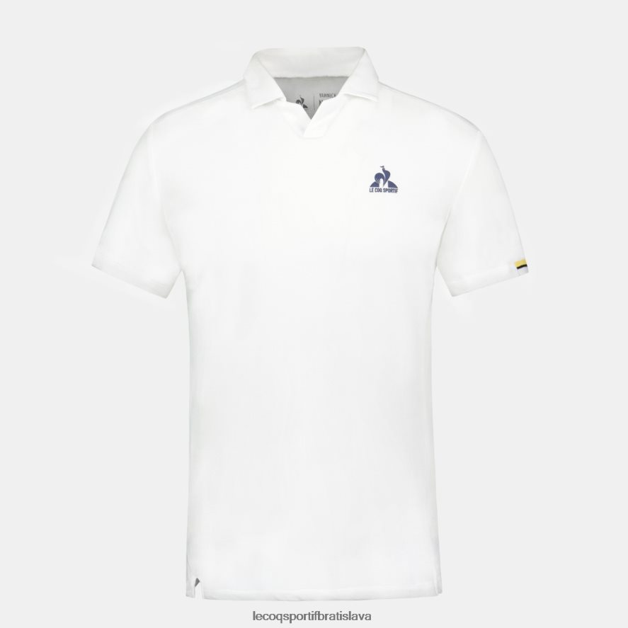 Le Coq Sportif oblečenie polo biele muži BF4DLN134