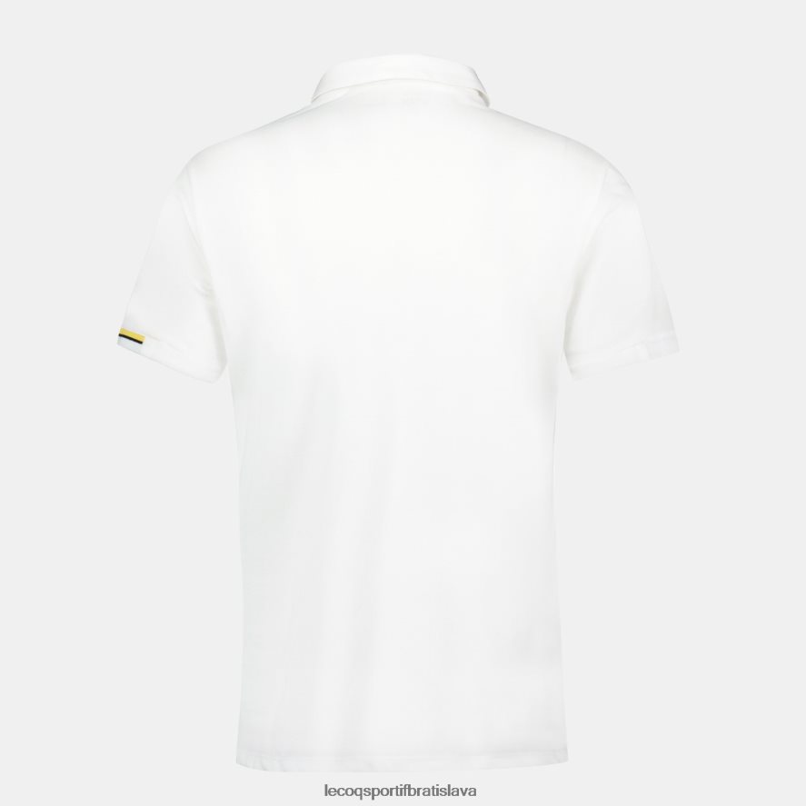 Le Coq Sportif oblečenie polo biele muži BF4DLN134