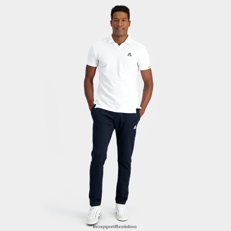 Le Coq Sportif oblečenie polo biele muži BF4DLN134