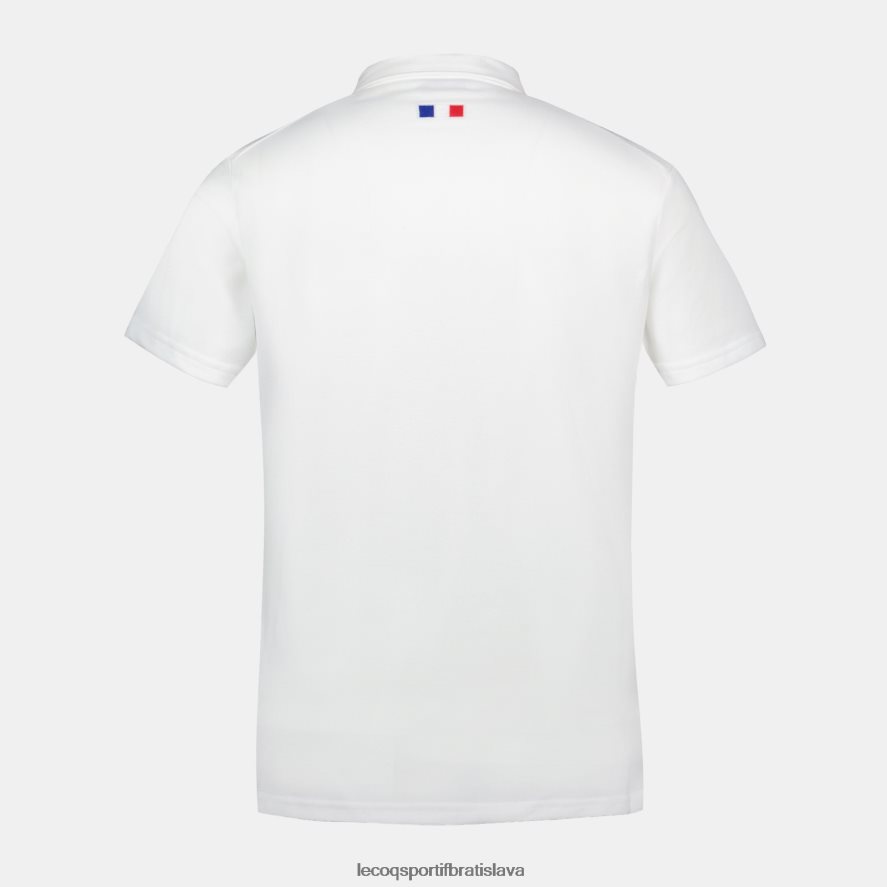 Le Coq Sportif oblečenie polo biele muži BF4DLN137