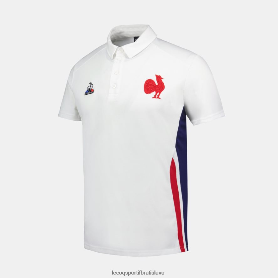 Le Coq Sportif oblečenie polo biele muži BF4DLN137
