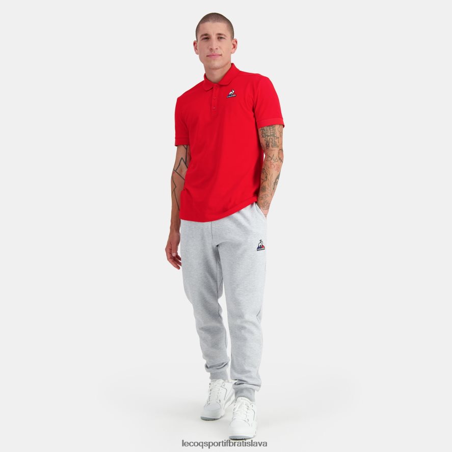 Le Coq Sportif oblečenie polo červené muži BF4DLN126