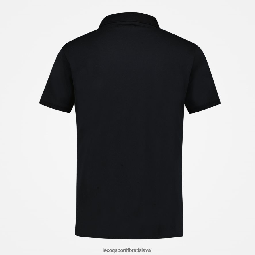 Le Coq Sportif oblečenie polo čierne muži BF4DLN129