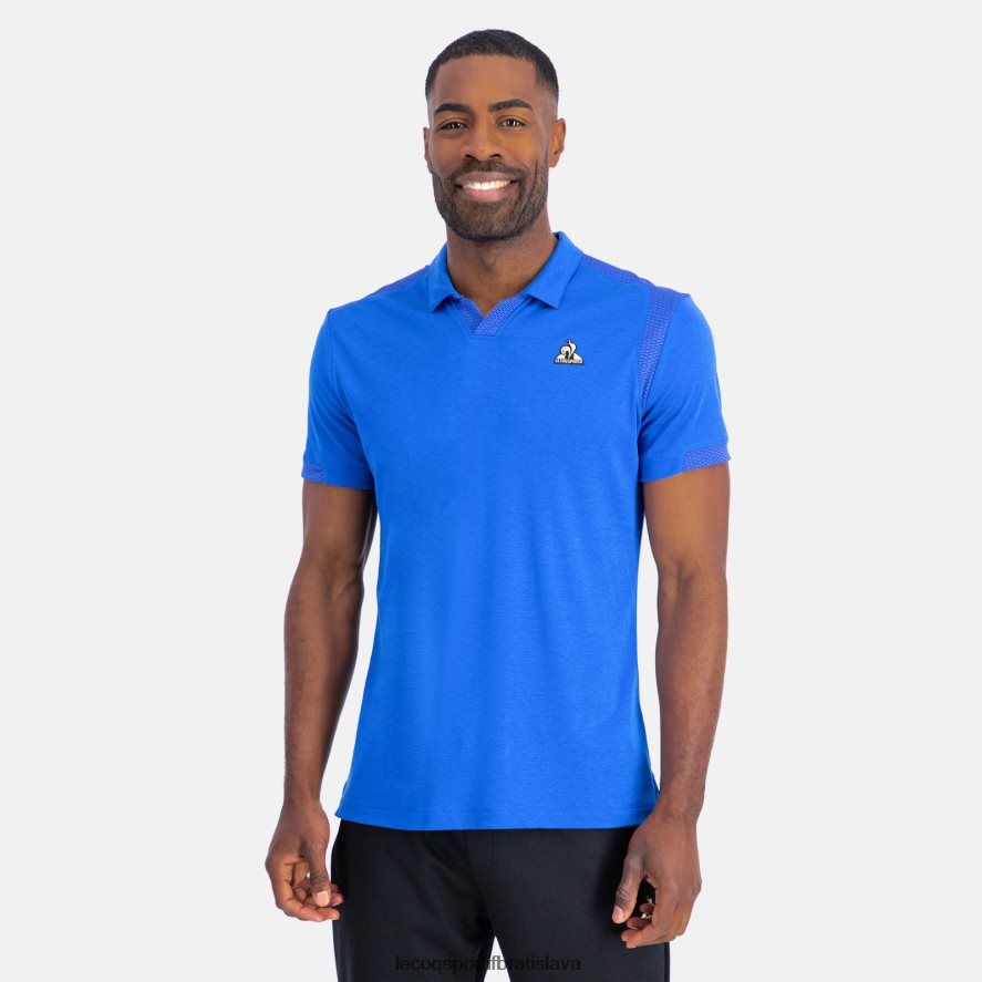 Le Coq Sportif oblečenie polo modré muži BF4DLN131