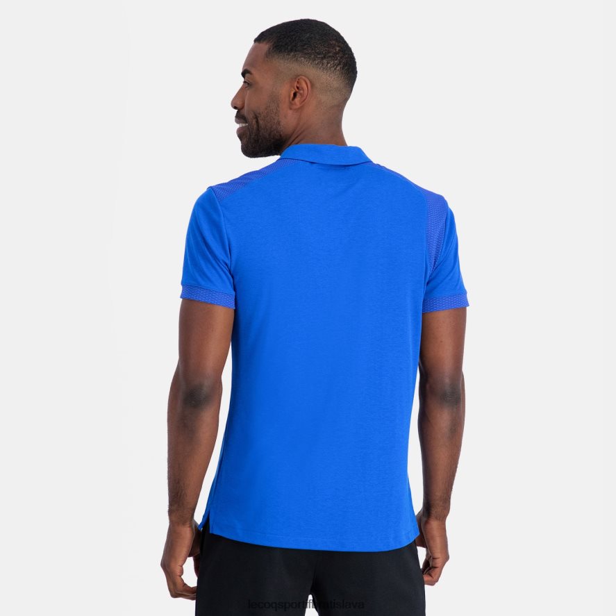 Le Coq Sportif oblečenie polo modré muži BF4DLN131