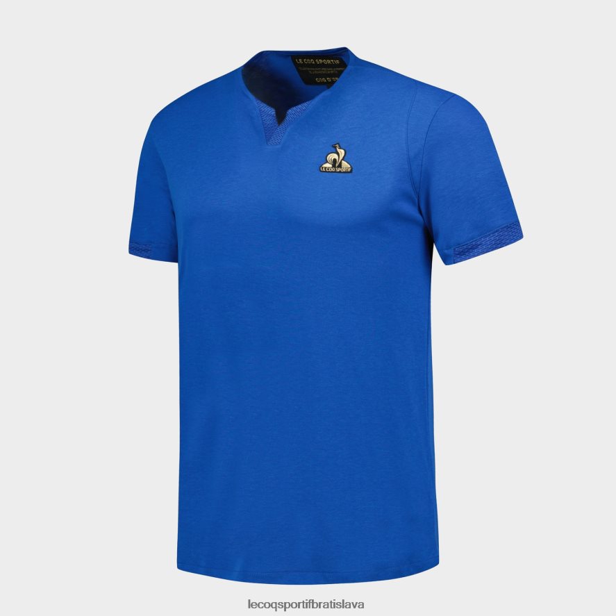 Le Coq Sportif oblečenie polo modré muži BF4DLN131