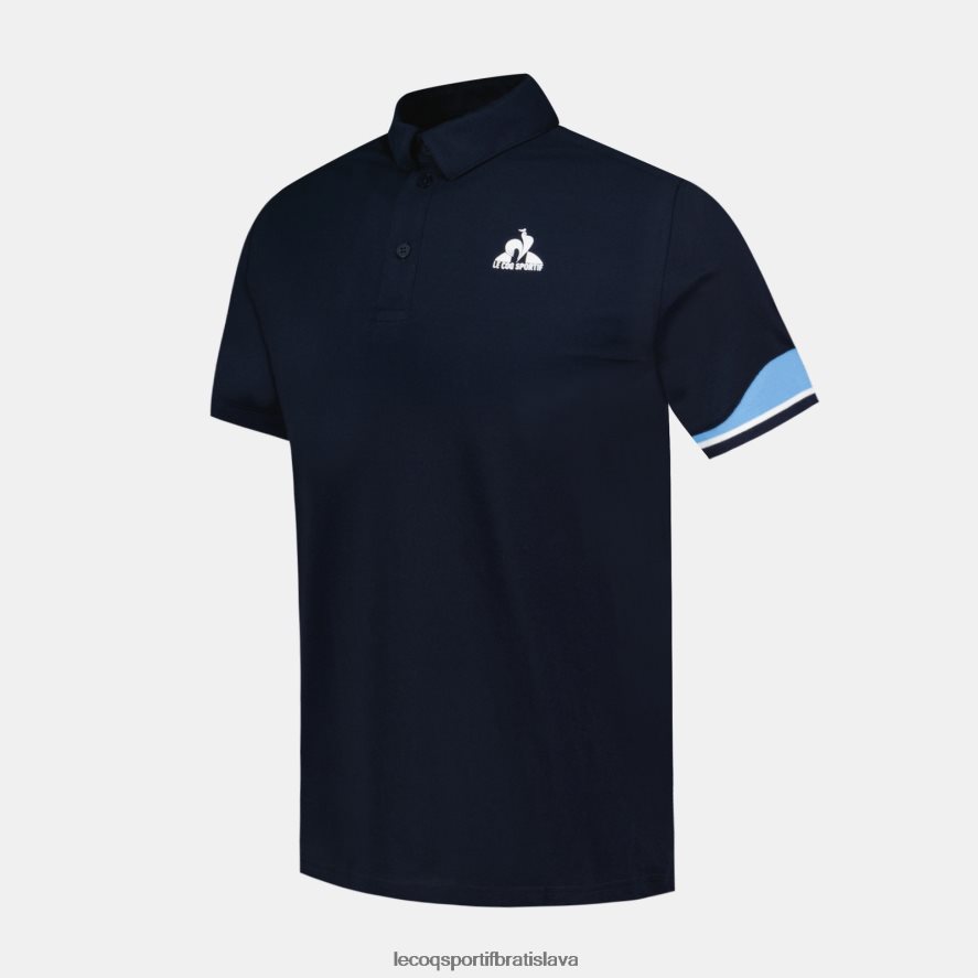 Le Coq Sportif oblečenie polo modré muži BF4DLN132