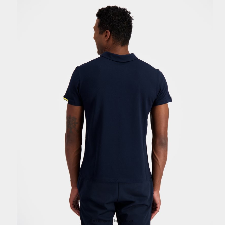 Le Coq Sportif oblečenie polo modré muži BF4DLN133