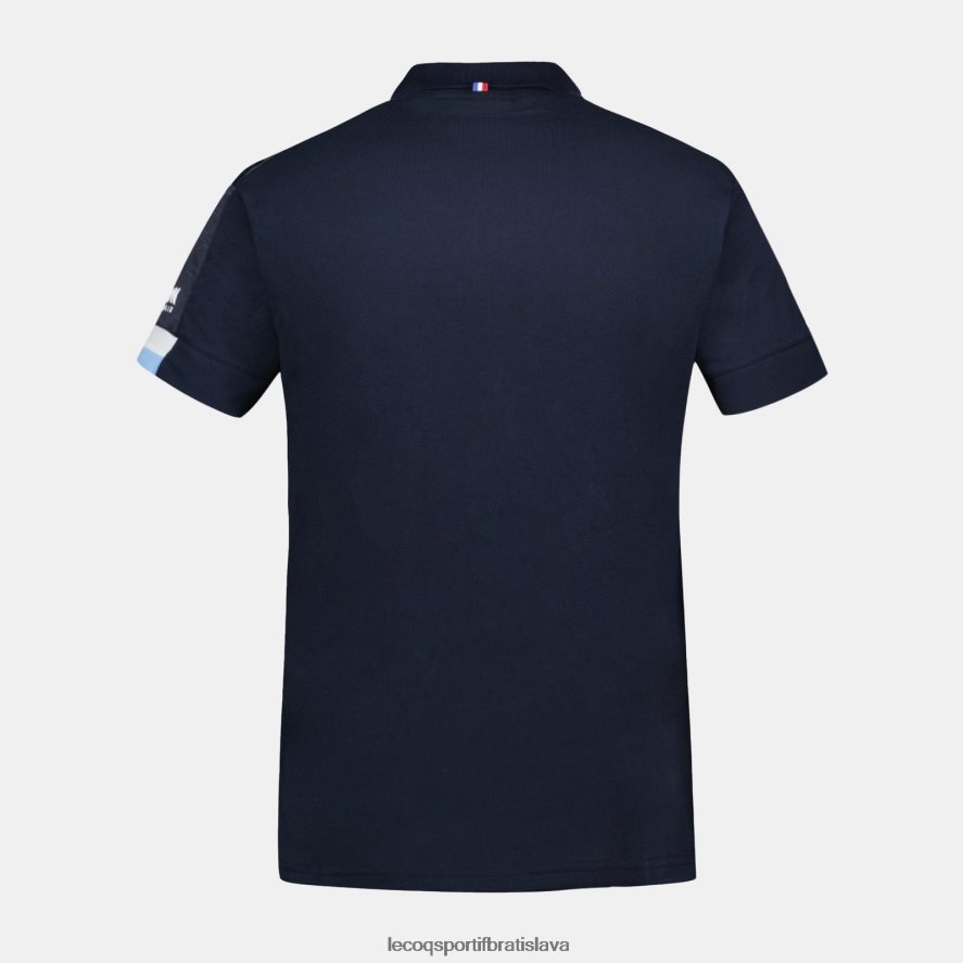 Le Coq Sportif oblečenie polo modré muži BF4DLN135