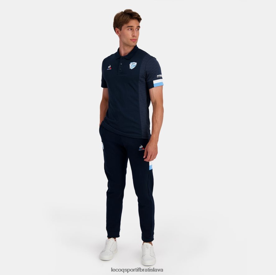 Le Coq Sportif oblečenie polo modré muži BF4DLN135