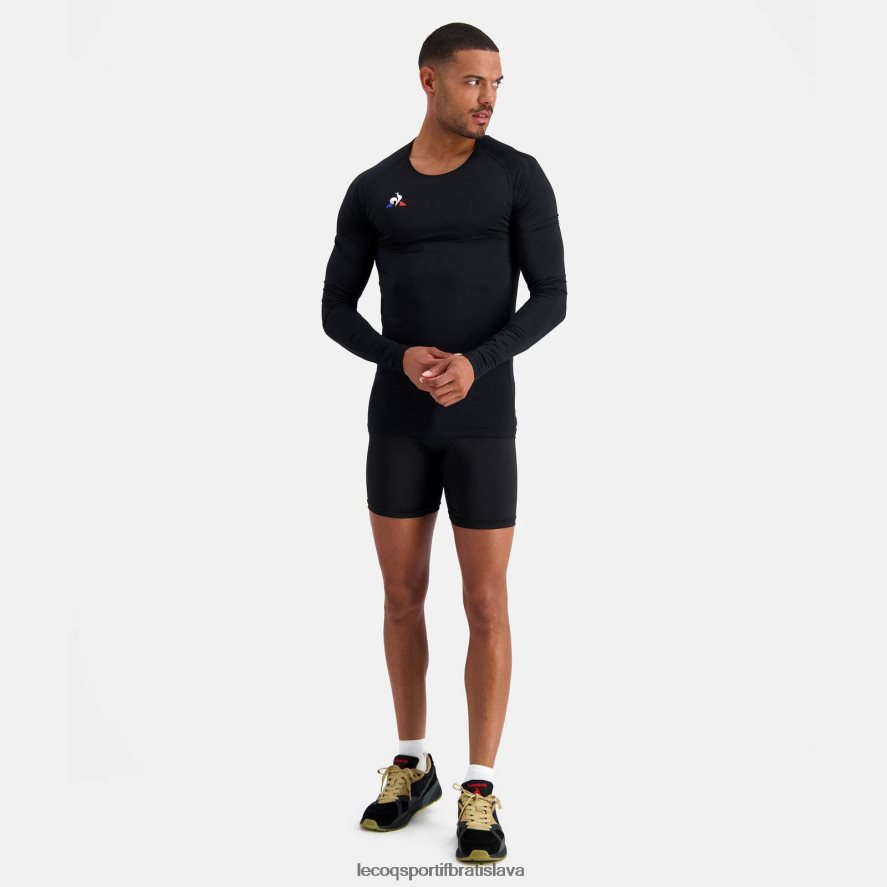 Le Coq Sportif oblečenie šortky čierne muži BF4DLN513