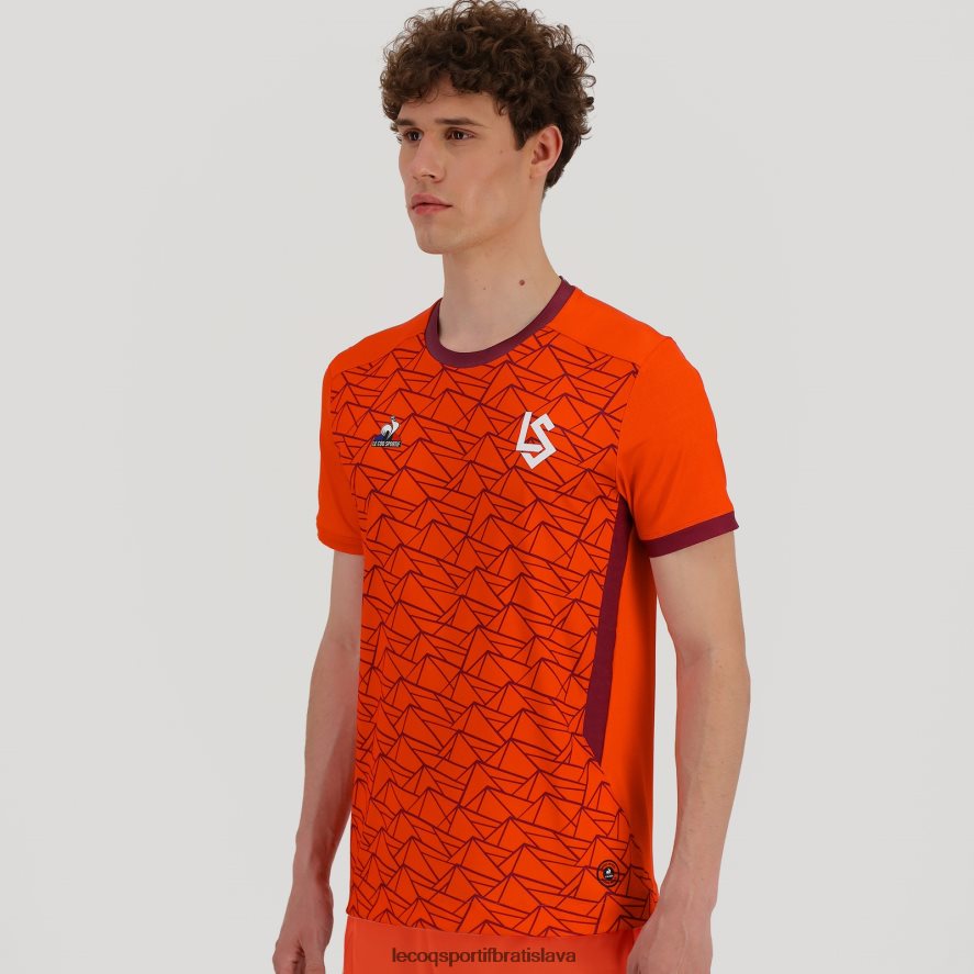 Le Coq Sportif oblečenie džersejová oranžová muži BF4DLN479