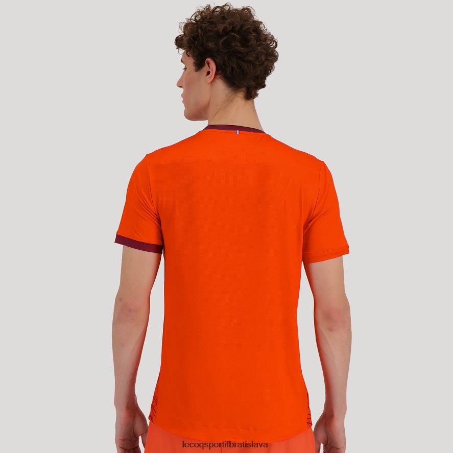 Le Coq Sportif oblečenie džersejová oranžová muži BF4DLN479